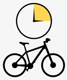 Bike Rental Half Day Icon - Measuring Bike Stand Over Height, HD Png Download, Free Download