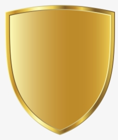 Golden Shield Clipart Png , Transparent Cartoons - Golden Shield Logo Png, Png Download, Free Download