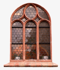 Window, Lead-glass Window, Historically, Christianity - Old Arch Window Png, Transparent Png, Free Download