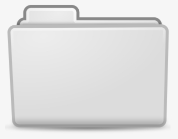 White File Folder Icon Clip Arts - White Folder Icon Png, Transparent Png, Free Download