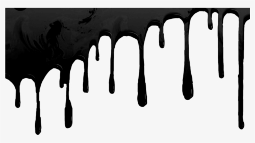 #blackink #ink #drop #waterdrop - Dripping Effect Png Black, Transparent Png, Free Download