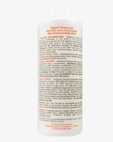 Aloe Vera Juice Concentrate 32 Fl - Plastic Bottle, HD Png Download, Free Download