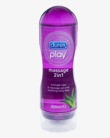 Durex Play Massage 2 In 1 Aloe Vera - Lube Bottle Png, Transparent Png, Free Download