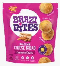 Brazi Bites Cinnamon Churro Bread - Brazi Bites Cheese Bread, HD Png Download, Free Download