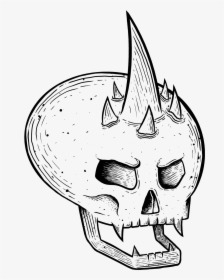 Transparent Demon Skull Png - Skull, Png Download, Free Download