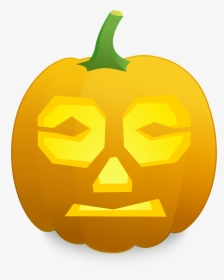 Halloween, Pumpkin, Bored, Sleepy, Thanksgiving, Carved - Jack O Lantern Faces Vampire, HD Png Download, Free Download