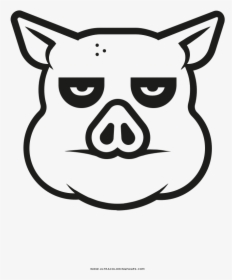 Bored Pig Coloring Page - Derpy Pokemon Coloring Sheets, HD Png Download, Free Download