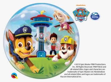 22 - Paw Patrol Bubble Balloon, HD Png Download, Free Download