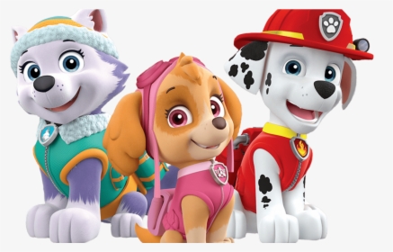 Head Clipart Paw Patrol - Skye And Marshall Paw Patrol, HD Png Download, Free Download