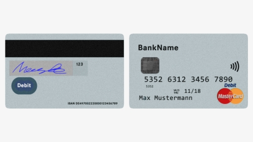 Symbolgrafik Einer Debit Mastercard - Contactless Payment, HD Png Download, Free Download