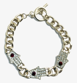 Samira Hamsa Link Bracelet - Bracelet, HD Png Download, Free Download