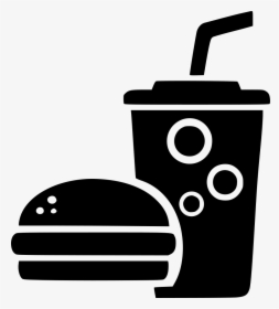 Fast Junk Burger Beef Hamburger Drink, HD Png Download, Free Download