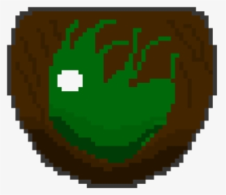 The Trophy Drops From Gigantic Green Slime At A Chance - Heart Emoji Pixel Art, HD Png Download, Free Download