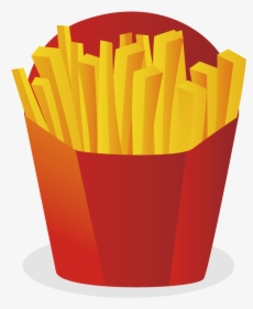 Hamburger French Fries Fast Food Junk Food - French Fries Vector Png, Transparent Png, Free Download