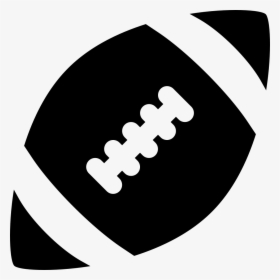 American Football Ball - Black And White Football Icon, HD Png Download, Free Download