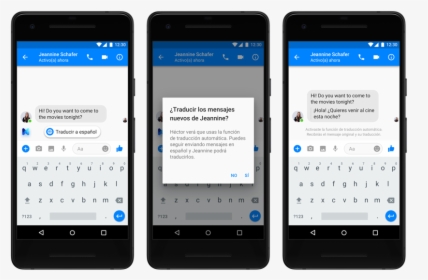 Facebook Messenger Ya Traduce Tus Mensajes - Automatic Translation On Messenger, HD Png Download, Free Download