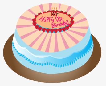 Pastel, Cumpleaños, Feliz Cumpleaños, Texto, Decorado - Tart Cake Clipart, HD Png Download, Free Download