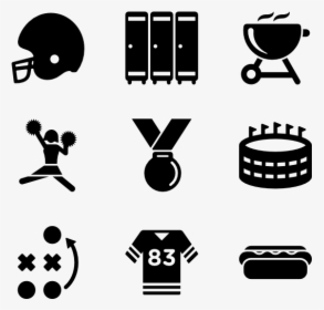 American Football - American Football Icons Free, HD Png Download, Free Download