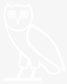 Transparent Ovo Owl Png - Ovo Drake Black And White, Png Download, Free Download