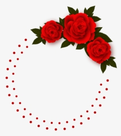 Rose, Flowers, Frame, Photo Frame, Red - Rose Flower Frame Png, Transparent Png, Free Download