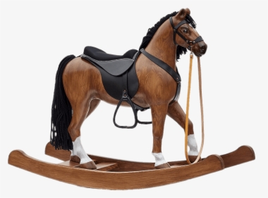 Large Realistic Rocking Horse - Realistic Rocking Wood Horse, HD Png Download, Free Download