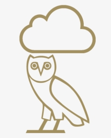 White And Gold Ovo Owl, HD Png Download, Free Download