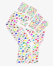 Transparent Fist Clipart - Colorful Fist Bump, HD Png Download, Free Download