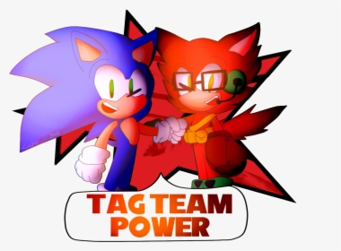Tag Team Power  collab With - Cartoon, HD Png Download, Free Download