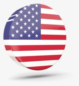 Glossy Round Icon 3d - Free Clip Art Flag Day, HD Png Download, Free Download