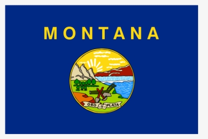 Us Mt Montana Flag Icon - Montanas Flag, HD Png Download, Free Download