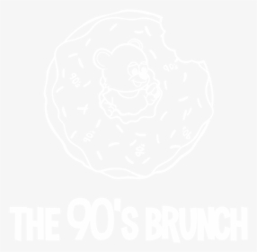The 90"s Brunch Logo White - Johns Hopkins Logo White, HD Png Download, Free Download