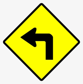 Indonesia New Road Sign 1e - Turn Left Signs, HD Png Download, Free Download