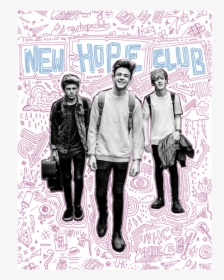 Doodle Dudes Poster - New Hope Club Poster, HD Png Download, Free Download