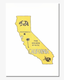 California State Print - California State, HD Png Download, Free Download