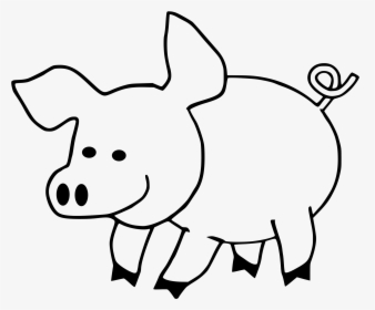 Big Clipart Hog For Free Download And Use In Presentations - Small Clip Art Pig, HD Png Download, Free Download