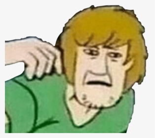#shaggy #meme #shaggymemeface #freetoedit - Scooby Doo Shaggy Face, HD Png Download, Free Download