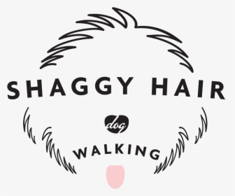 Shaggy Hair Dog Walking Logo - Illustration, HD Png Download, Free Download