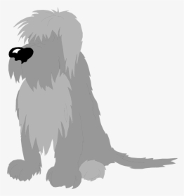 Dog Clipart Borders - Shaggy Dog Cartoon Png, Transparent Png, Free Download