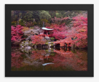 Daigoji Pond In Autumn - Picture Frame, HD Png Download, Free Download