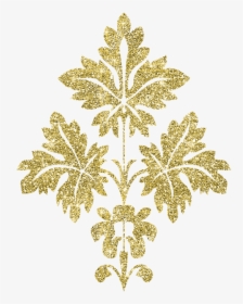 Gold, Authentic, Silvery, Flowering, Pattern - Henna Cut Out Stencilsmall, HD Png Download, Free Download