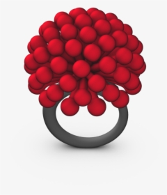 Red 3d Printed Ring - Circle, HD Png Download, Free Download