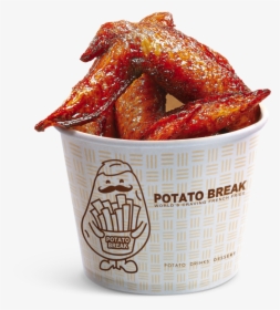 Transparent Hot Wings Png - Chicken Wings In A Cup Png, Png Download, Free Download