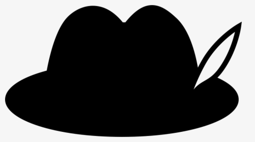 German Hat With Small Feather - Scalable Vector Graphics, HD Png Download, Free Download