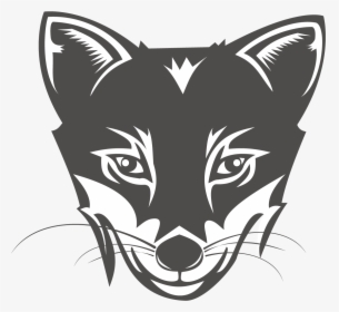 Fox Logo Illustration - Png Fox Head, Transparent Png, Free Download