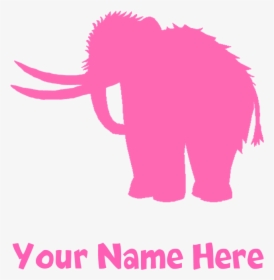 Woolly Mammoth Silhouette Body Suit Clipart , Png Download, Transparent Png, Free Download