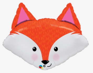Fox Head Super Shape Foil Balloon - Foxy Birthday, HD Png Download, Free Download