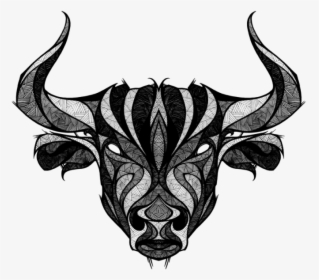 Taurus Tattoo Ink Bull Drawing - Bull Head Tattoos, HD Png Download, Free Download