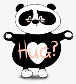 Panda, Hug, Sorry, Cute, Cute Bear, Sad, Love Adorable - Cute Panda Sorry, HD Png Download, Free Download