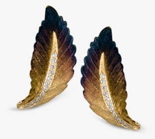 18k Two-tone Gold Earrings The Diamond Shop, Inc - Earrings, HD Png Download, Free Download