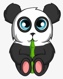 Adorable Panda - Cartoon, HD Png Download, Free Download